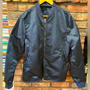 Acne Studios Bomber Jacket in Navy Blue